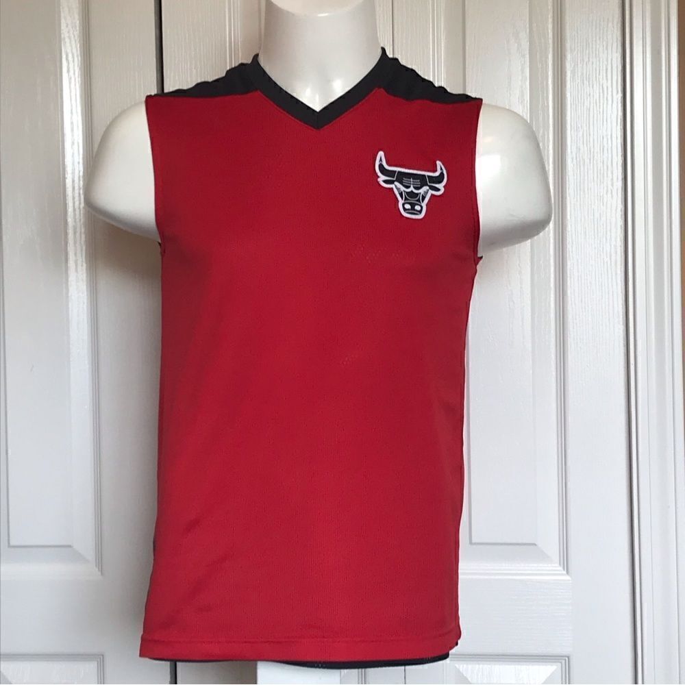 Chicago Bulls warmup basketball top